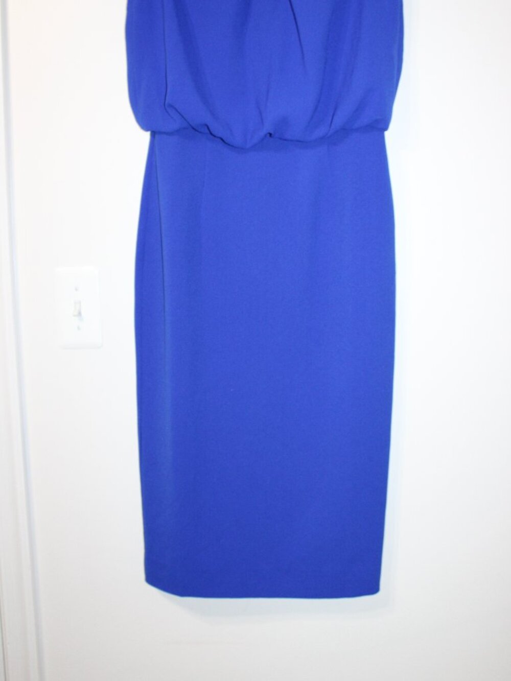 Women's Dress The Population Electric Blue Amada Sheath Sleeveless Dress - Picture 3 of 16